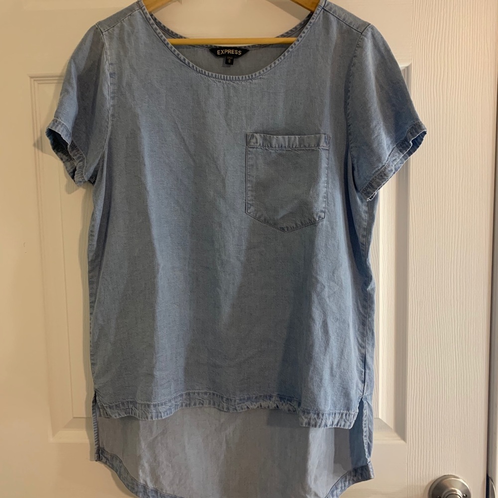 Express Women Tunic Top - Denim